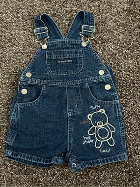 Vintage Carter’s Classics Baby Boy Short Overalls